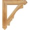 Ekena Millwork Balboa Arts & Crafts Rough Sawn Bracket, Western Red Cedar, 4"W x 22"D x 26"H BKT04X22X26BOA03RWR - alternate 4